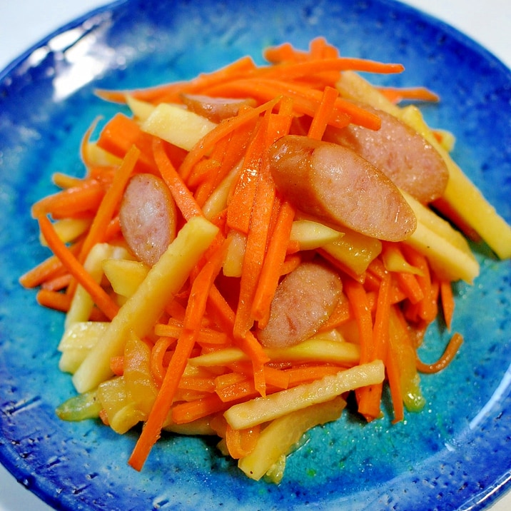 青パパイヤとにんじんとウインナーの炒め物 レシピ 作り方 By ねこすけ 楽天レシピ